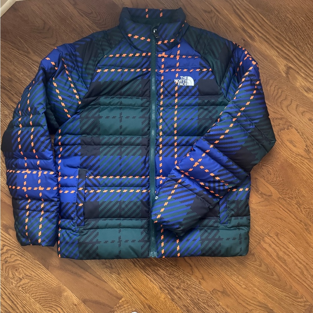 The North Face Green and Orange Jacket